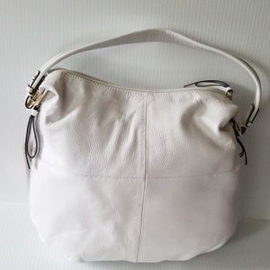 Tignanello white leather bag